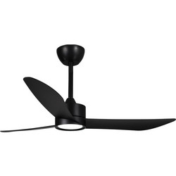 Eurolamp 300-25084 Ανεμιστήρας Οροφής 127cm 31W με Φως & Τηλεχειριστήριο Μαύρος