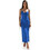 Benissimo Maxi Καλοκαιρινό Βραδινό Φόρεμα Royal Blue 262092951
