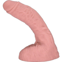 Guilty Toys No 44 Ρεαλιστικό Dildo με Βεντούζα & Όρχεις 17cm Flesh