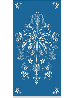Nef-Nef Oriental Πετσέτα Θαλάσσης Μπλε 80x160cm 039986