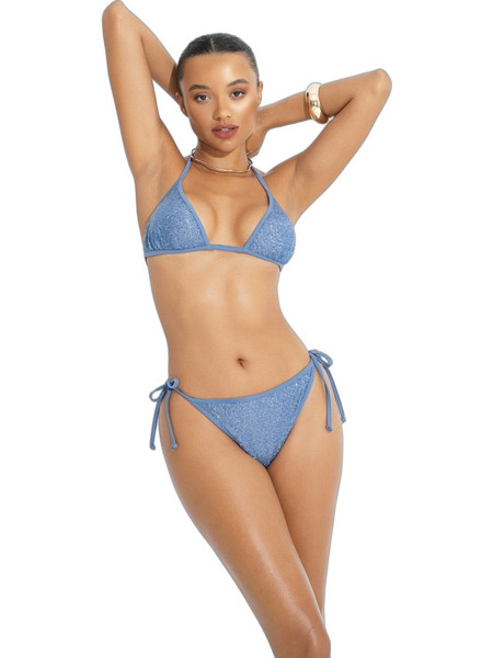 Bluepoint Sparkle On Bikini Top Τριγωνάκι Γαλάζιο 26066046-57