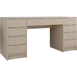 PoliHome Tireno plus Γραφείο Υπολογιστή Ξύλινο 154x55x76cm 162822419
