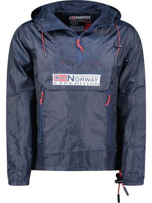 Geographical Norway Ανδρικό Μπουφάν Χειμωνιάτικο Pullover Navy Μπλε WW4244HGN-NAVY