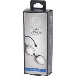 Fifty Shades of Grey Inner Goddess Jiggle Κολπικές Μπάλες Ασημί