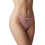 Milena By Paris Γυναικείο Sexy String με Δαντέλα Ροζ 7754
