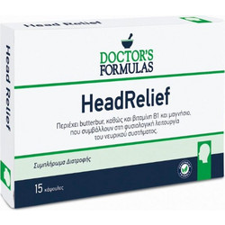 Doctor's Formulas Head Relief 15 Κάψουλες