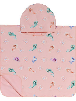 Kentia Float 2611 Παιδικό Πόντσο Θαλάσσης Microfiber Ροζ 60x60cm