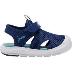 Puma Fun Racer Mesh Παιδικά Παπουτσοπέδιλα για Αγόρι Ανατομικά Navy Μπλε Τιρκουάζ 401576-06