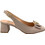 Blondie Γόβες Slingback με Λεπτό Χαμηλό Τακούνι & Φιόγκο Μπεζ 1410