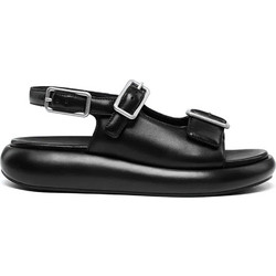 ASH Virgy Combo Δερμάτινα Γυναικεία Σανδάλια Μαύρα SS25-M-150045-001