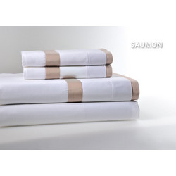 Down Town Home Σετ Σεντόνια King Size Βαμβακοσατέν 280x290 Rever Salmon