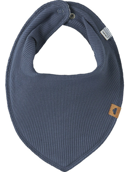Name It Σαλιάρα Μπαντάνα Υφασμάτινη με Κουμπί Navy Μπλε