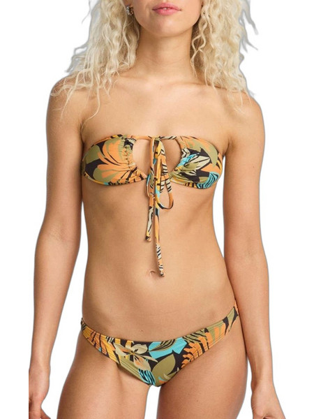 Billabong Des Tropiques Bikini Top Strapless Floral Πολύχρωμο EBJX300141