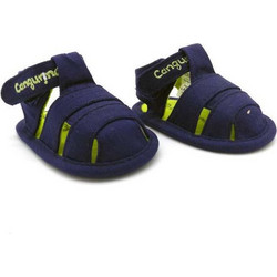 Cangurino Βρεφικά Πέδιλα Αγκαλιάς Navy Μπλε Lime C58008
