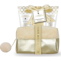 Glamorous Gold Pom Pom Body Lotion 75ml + Shower Gel 75ml + Σαμπουάν 75ml