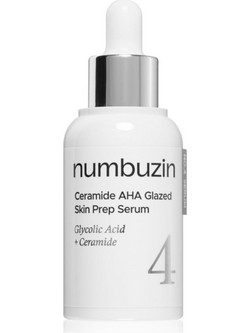 Numbuzin No.4 Ceramide AHA Glazed Skin Prep Αντιγηραντικό Ενυδατικό Serum Προσώπου με Υαλουρονικό & AHA 30ml