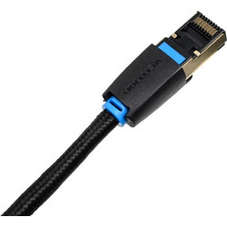 Vention S/FTP Cat.8 Καλώδιο Δικτύου Ethernet 2m Black IKGBH