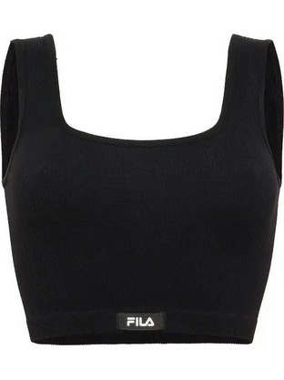 Fila Αθλητικό Μπουστάκι με Χαμηλή Στήριξη Μαύρο FU6365-200