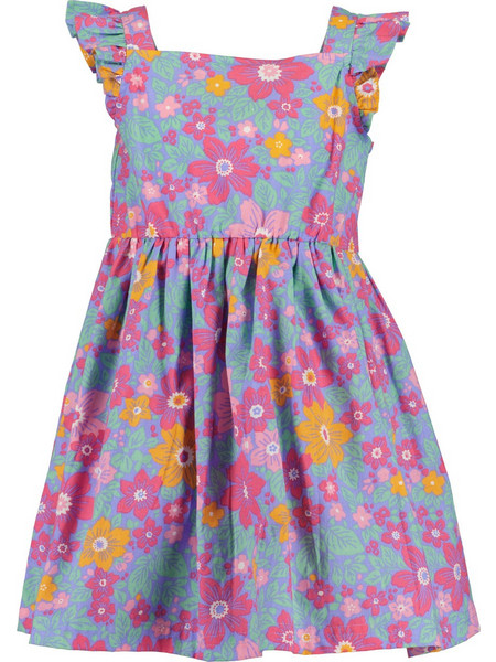 Blue Seven Παιδικό Φόρεμα Floral Μωβ Γαλάζιο 26-734159
