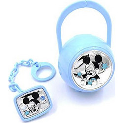 Σετ Δώρου για Νεογέννητο Αγόρι Mickey Γαλάζιο 2τμχ