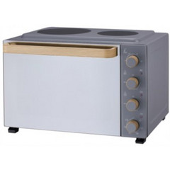 Bronxi BX-5033 Ηλεκτρικό Φουρνάκι 50lt με 2 Εστίες και Αέρα