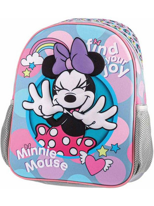 Statovac Minnie Mouse Joy Σχολική Τσάντα Πλάτης Νηπιαγωγείου Πολύχρωμη 318492