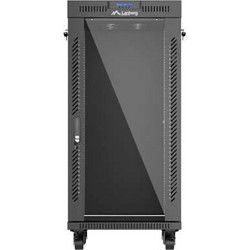 Lanberg FF01-6624-12BL Επιδαπέδια Καμπίνα Rack 24U 60x60x132cm