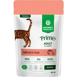Nature's Protection Prime Sterilised Adult with Salmon & Trout 85gr