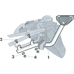 Shad Πλαϊνές Βάσεις Αποσκευών Μηχανής για Suzuki Bandit 650 '05-'11