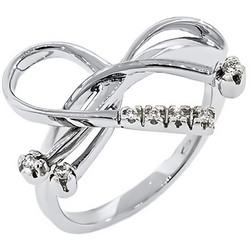 Million Diamonds Γυναικείο Δαχτυλίδι από Λευκόχρυσο 18K με Διαμάντι RL3961