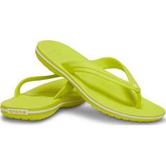 Crocs Crocband Ανδρικές Σαγιονάρες Ανατομικές Lime 11033738