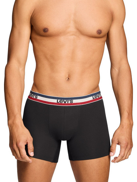 Levi's Ανδρικά Μποξεράκια Σετ 2Pack Μαύρα 37149-1245
