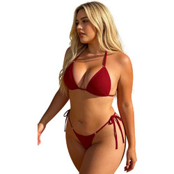 AnnaMu Σετ Sexy Εσώρουχα Κόκκινα A-1174