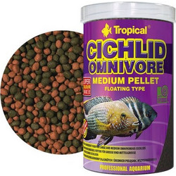 Tropical Cichlid Omnivore Medium Pellet 500ml