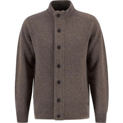 Barbour Ανδρική Ζακέτα Πλεκτή με Κουμπιά Καφέ MKN0731-ST16