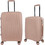 Playbags Collection PP2022 Σετ Βαλίτσες 2τμχ Καμπίνας & Μεσαία Ροζ