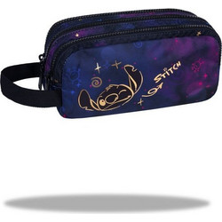 CoolPack Primus Gold Stitch Κασετίνα Βαρελάκι με 3 Θήκες Πολύχρωμη F060948