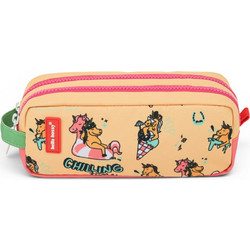 Hello Hossy Unicorn Κασετίνα Βαρελάκι με 2 Θήκες Πολύχρωμη HH302952