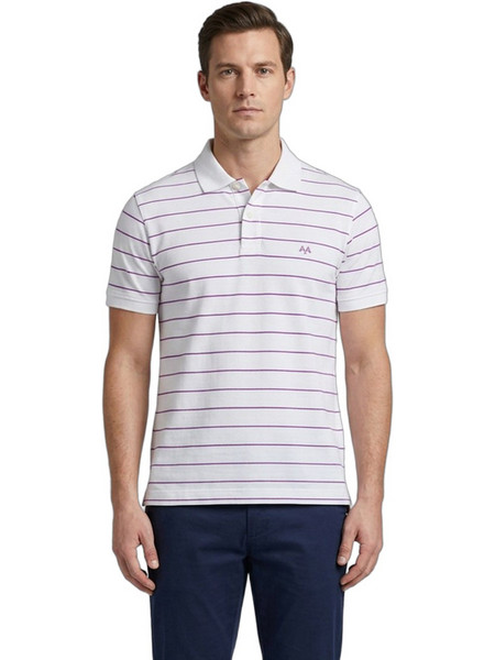 Burberry Ανδρική Μπλούζα Polo Κοντομάνικη Λευκή 2139912563-4009