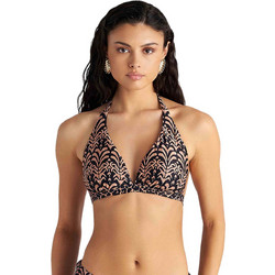 BLU4U Toffee Leo Bikini Top Τριγωνάκι με Ενίσχυση Μαύρο Ταμπά 26366572D-02