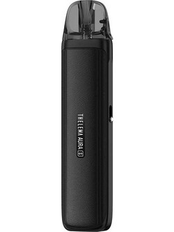 Lost Vape Thelema Aura S Leather Black Ηλεκτρονικό Τσιγάρο Pod Kit 3ml με Ενσωματωμένη Μπαταρία
