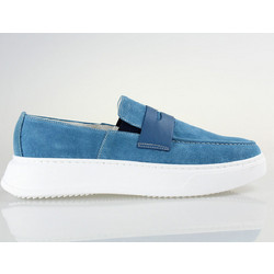 Ridge Ανδρικά Μοκασίνια Loafers Καστόρινα Πετρόλ 903
