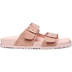 Geox Γυναικεία Σανδάλια Suede Ροζ D558RA 00022 C8011