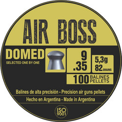 Apolo Air Boss Domed Βολίδες Pellets Αεροβόλου 9mm Μολυβένιες 5.3g / 82gr 100τμχ