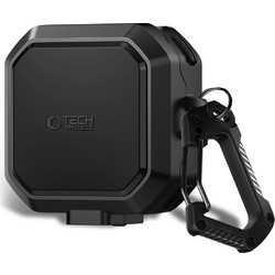 Tech-Protect MagSafe Θήκη TPU με Γάντζο για Samsung Galaxy Buds 4 / 4 Pro Μαύρη