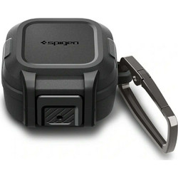 Spigen Lock Fit Θήκη TPU με Γάντζο για Samsung Galaxy Buds 4 / 4 Pro Μαύρη
