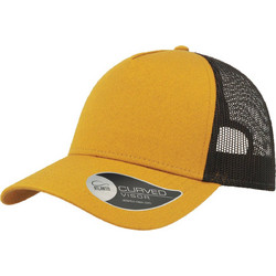 Atlantis Rapper Καπέλο Jockey με Δίχτυ Snapback Υφασμάτινο Κίτρινο