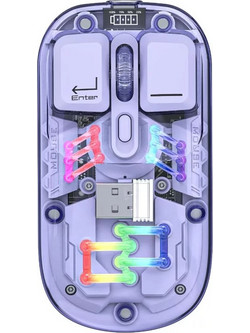 JX-XWD118 Ασύρματο Bluetooth Ποντίκι Transparent