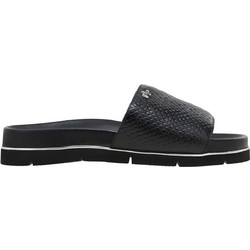 Mexx Δερμάτινα Γυναικεία Σανδάλια Μαύρα MXOM0024W-1000