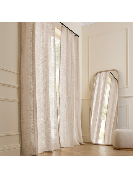 La Redoute Κουρτίνα με Γάντζους 320x140 Nives 351347315 Φυσικό